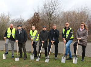 Offizieller Spatenstich in Erkelenz (Foto: Mauser)