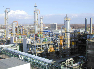 Die Vinylchlorid-Anlage am Standort Knapsack (Foto: Vinnolit)