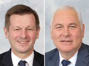Dr. Martin Gall (links) und Franz Haslinger 
(Foto: Dräxlmaier)