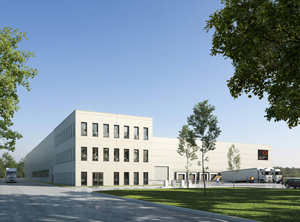 Visualisierung des neuen Firmensitzes von tesa nie wieder bohren (Abb: Garbe/Bremer Projektentwicklung)