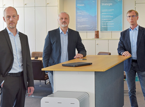 Die Vorstände (v.l.) Bernd Schilling, Wolfgang Weber und Dieter Lebzelter (Foto: IMS Gear)
