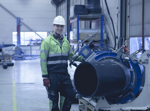 Rohrmontage im norwegischen Stadlandet (Foto: Stadpipe)