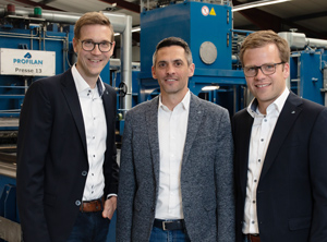Marco Hilbring, Thomas Schall und Bernd Rosing (von links, Foto: Profilan)