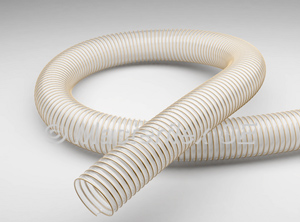 Absaugeschlauch mit einer Wandung aus reinem Polyester-Polyurethan (Foto: Masterflex)