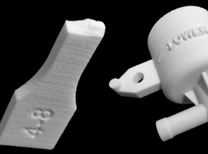 Industriell 3D-gedrucktes PBT-Pulver (Foto: Mitsubishi Chemical)