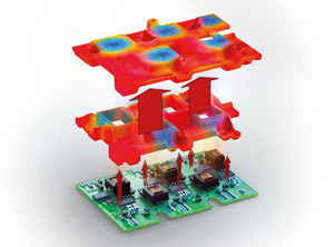 Der neue modifizierte Silikonkautschuk leitet Wärme gut, ist aber zugleich elektrisch isolierend (Foto: Freudenberg)