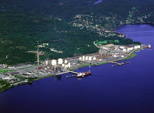 Norwegischer Petrochemie-Standort Rafnes (Foto: Ineos)