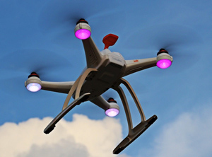 Anwendungen wie leichte Quadrokopter sind das Einsatzfeld der carbonfaserverstärkten PA 11-Materialien (Foto: gemeinfrei)