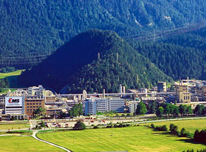 Stammwerk von Ems in Domat (Foto: Ems-Chemie)