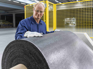 Zu den Composites-Materialien, die auf der neuen Anlage herstellt werden, gehören thermoplastische Semipregs (Foto: Ensinger)