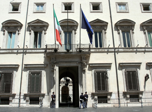 Der Sitz der italienischen Regierung: Palazzo Chigi in Rom (Foto: PantherMedia/caranto)