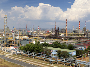 Der Petrochemiekomplex in Burgas (Foto: Lukoil)