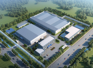 So soll es künftig aussehen: Computer-Modell des geplanten Compounding-Werks in Yangzhou (Abb.: Elix)