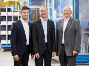 Roland Zeifang (Mitte) mit den anderen Mitgliedern der Geschäftsleitung (Foto: Ruch Novaplast)