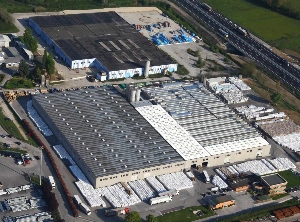 Die Produktionsstätte in Anagni / Italien soll um eine PET-Extrusionslinie erweitert werden (Foto: Alpla)