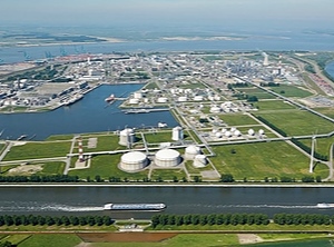Der Produktionskomplex im belgischen Antwerpen (Foto: BASF)