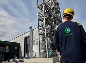 Quantafuels erste kommerzielle chemische Recyclinganlage im dänischen Skive (Foto: Quantafuel)