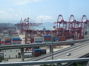 Boommarkt Containerfracht (Foto: Arnold)