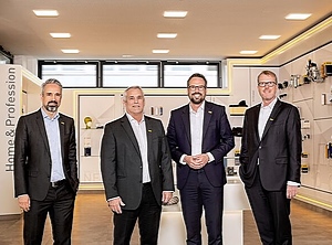 Vier für Hengst: Röttering, Boyer, Heine und Krumel (v.l., Foto: Hengst SE)