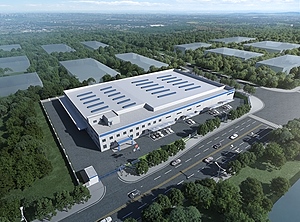 Ansicht des geplanten Compoundierwerks in Chongqing (Foto: Polykemi)