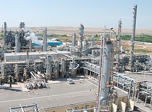 Petrochemie-Komplex am Shurtan-Gasfeld (Foto: Uzbekneftegaz)