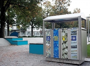 Damit aus Müll Wertstoff wird: Recyclingstation in der Schweiz (Foto: PRS)