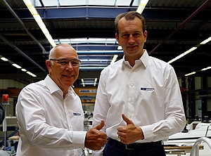 Michael Müller (links) und Marc Diening (Foto: Bavaria Yachtbau)