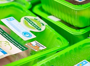 Gut gehalten und in recyceltem Kunststoff verpackt: demnächst bei Aldi (Foto: Aldi Süd)