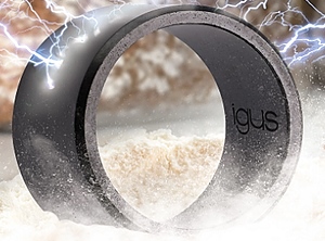 Reibungsoptimiert: Der neue Werkstoff für die Lebensmittelindustrie (Foto: Igus)