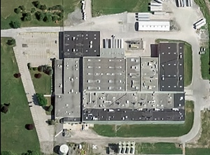 Der neue Standort in Belleville, Ontario, aus der Vogelperspektive (Foto: Schütz)