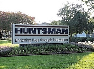 Schild vor der Hauptverwaltung im texanischen The Woodlands (Foto: Huntsman)