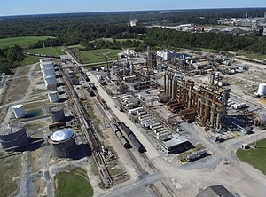 Vogelperspektive: Blick auf das Werk in Baton Rouge (Foto: Deltech)