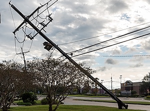 Schwere Schieflage: Die Stromversorgung in Louisiana ist fast überall ausgefallen (Foto: Entergy)