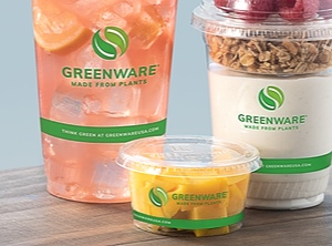 Tiefgezogene Serviceverpackungen aus nachwachsenden Rohstoffen (Foto: Fabri-Kal)