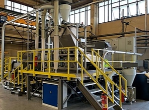 In Bernburg soll RE PE-HD Mahlgut künftig nach Farben getrennt und kundenspezifisch aufbereitet werden (Foto: Veolia)