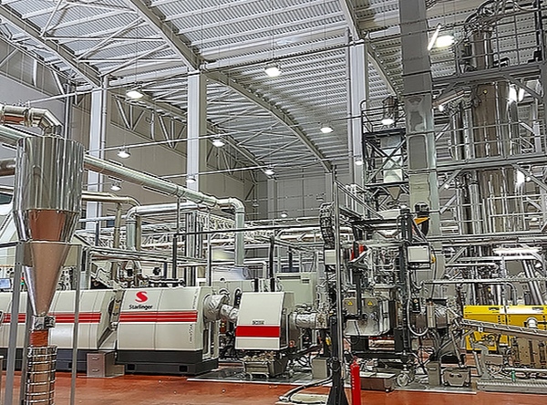 Die Anlage kann bis zu 7.200 t / Jahr verarbeiten (Foto: Starlinger)