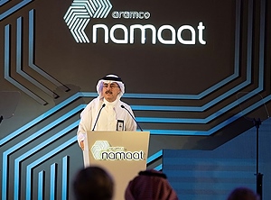 Aramco-Chef Amin H. Nasser bei der Ankündigung von 