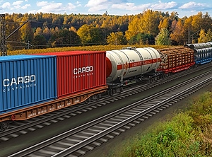 Auch die Preise für den Gütertransport auf der Schiene ziehen merklich an (Foto: PantherMedia/scanrail)
