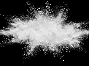 Besser nicht einatmen: Titandioxid (Foto: Ineos)