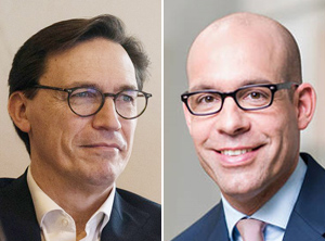 Wer wird am Ende die Nase vorn haben, Recticel-Chef Olivier Chapelle (links) oder Greiner-Lenker Axel Kühner (Fotos: Recticel, Greiner)