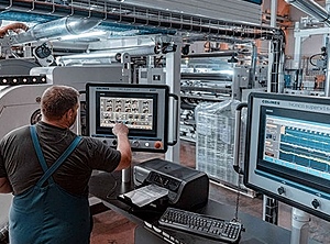 Schaltzentrale: die neue Colines-Gießfolienanlage (Foto: Colines)