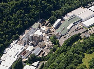 Aus der Vogelperspektive: Der Stammsitz in Lorch am Rhein (Foto: Schlaadt)