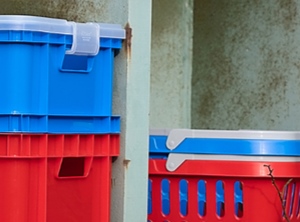 Kunststoffbehälter und Wäschekörbe: Sie gehören zum Produktportfolio des Unternehmens aus Niederaula (Foto: Gies Kunststoffwerk)