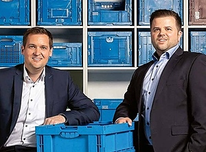Die neuen Geschäftsführer: Dominik Lemken und Thomas Heilen (v.li.; Foto: Walther Faltsysteme)
 
