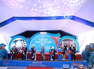 Grundsteinlegung: Zeremonie im neuen Tesa-Werk in Vietnam (Foto: Tesa)