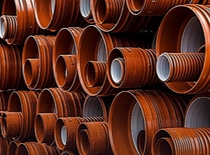 Auch 2021 sehr gefragt: Kunststoffrohre der Marke Pipelife (Foto: Wienerberger)