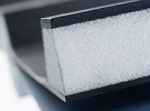PMI-Strukturschaum für Sandwich-Anwendungen (Foto: Evonik)