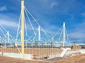So soll es demnächst aussehen: Projektierung des neuen 20.000 m² großen Produktionsgebäudes in Köln (Foto: Igus)