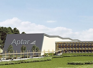 So soll sie im kommenden Frühjahr aussehen: Die neue Produktionsstätte in Oyonnax / Frankreich (Foto: Aptar)
