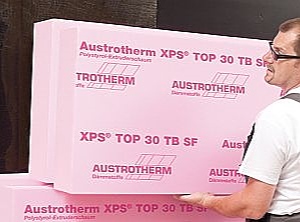 XPS-Platten der Marke 